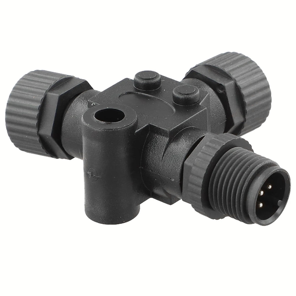3 Way T Connector for NMEA 2000 (Marine Use, Waterproof Plastic Brass)