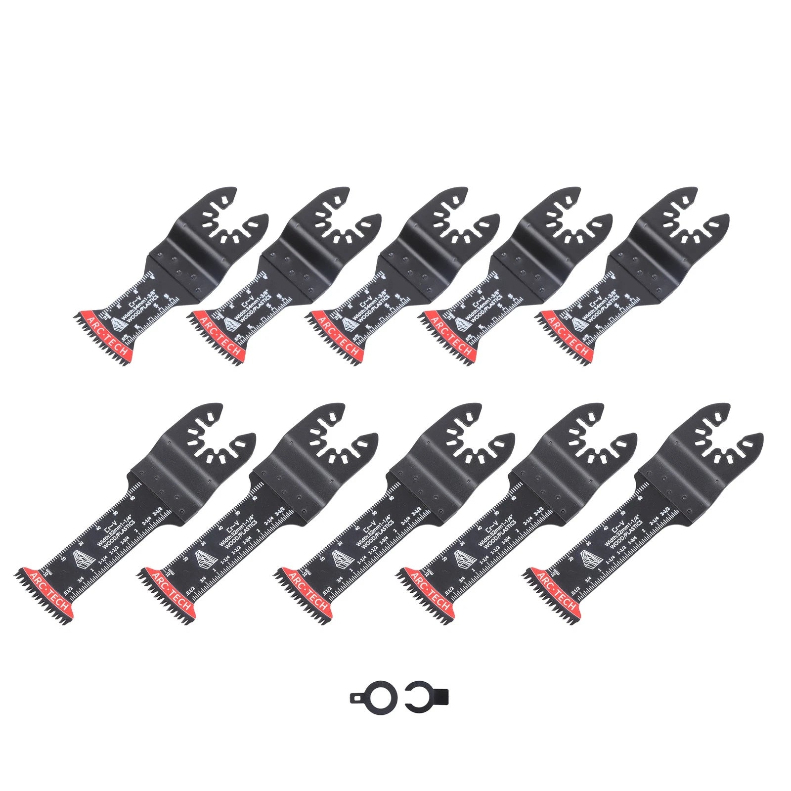 10 Pack Oscillating Multitool Blades for Japanese Saws (Extra-Long)