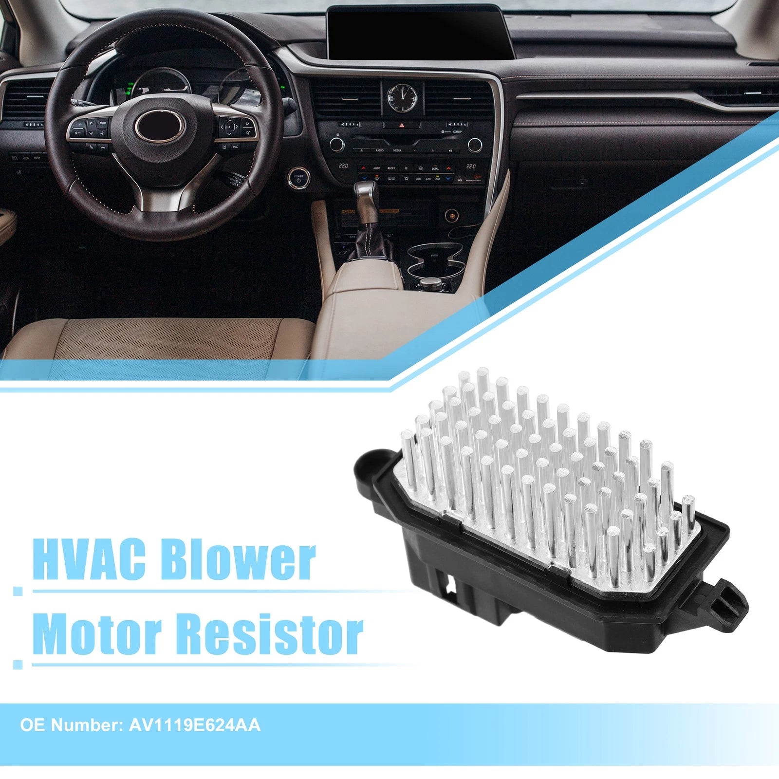 HVAC Blower Motor Resistor for Ford EcoSport (2018–2023)