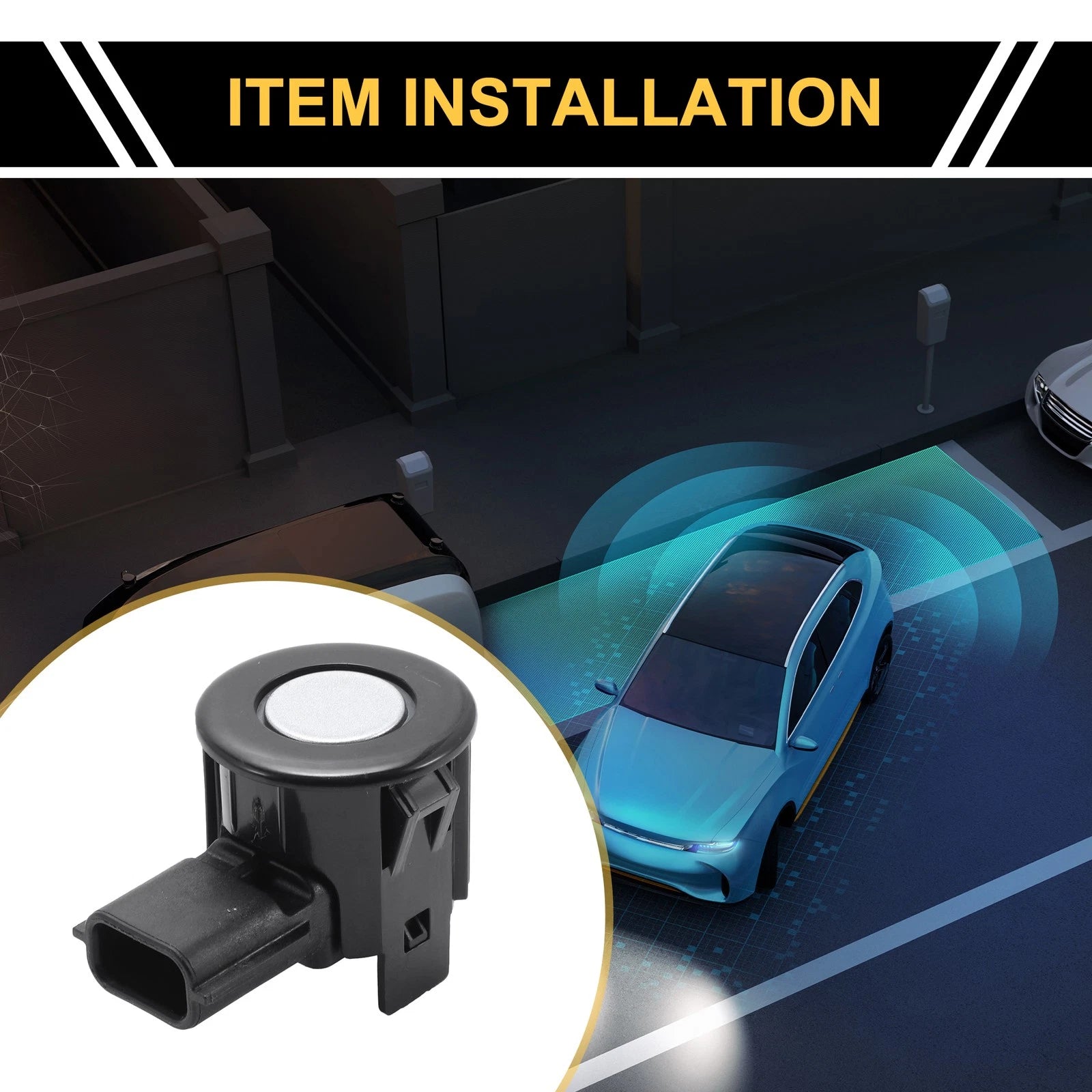 Bumper Reverse Backup Parking Sensor for Nissan Titan XD (2016–2020) No. 25994EZ01C
