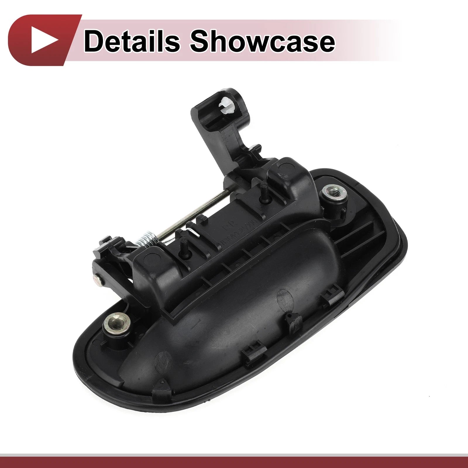 Car Exterior Door Handle for Hyundai Accent (2010–2017) No. 8265025000 Black ABS