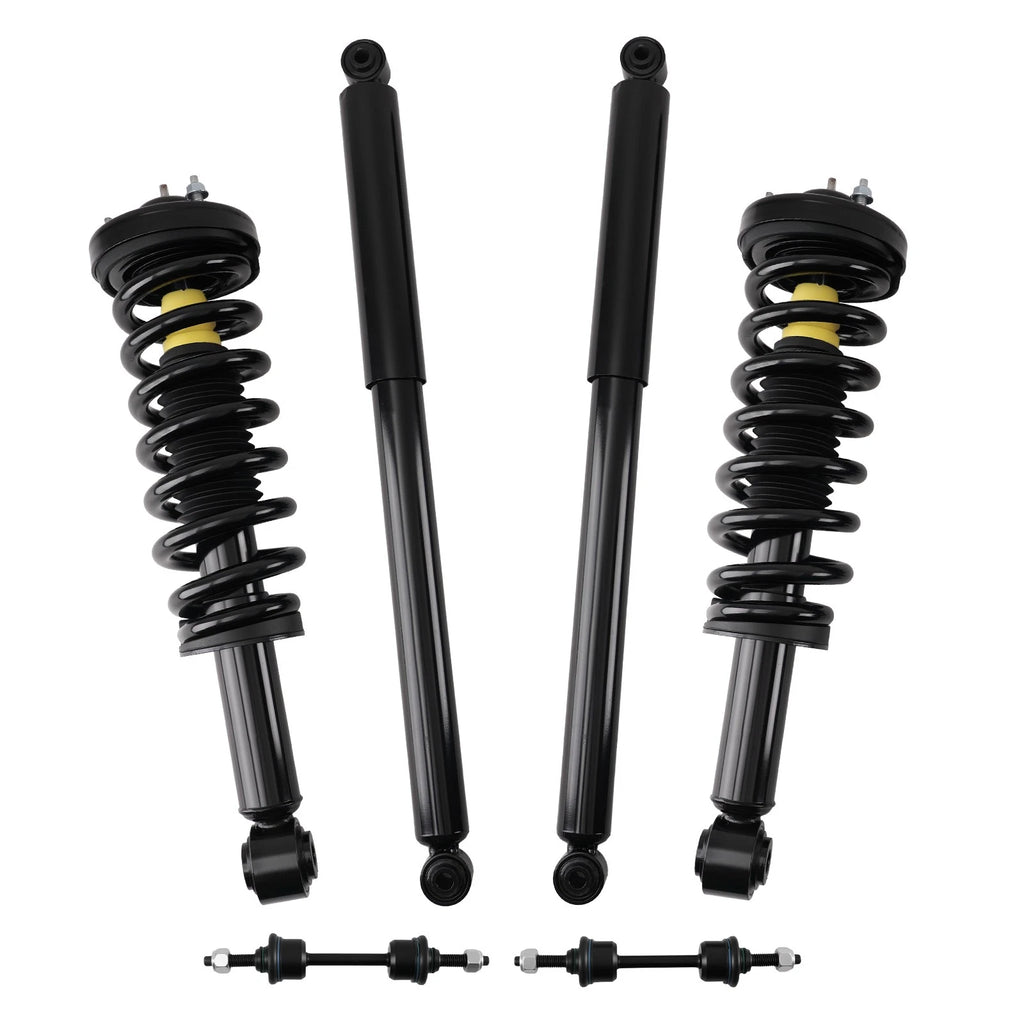 Front Rear Struts Sway Bar Links for Ford F-150 (2009–2013) 4WD