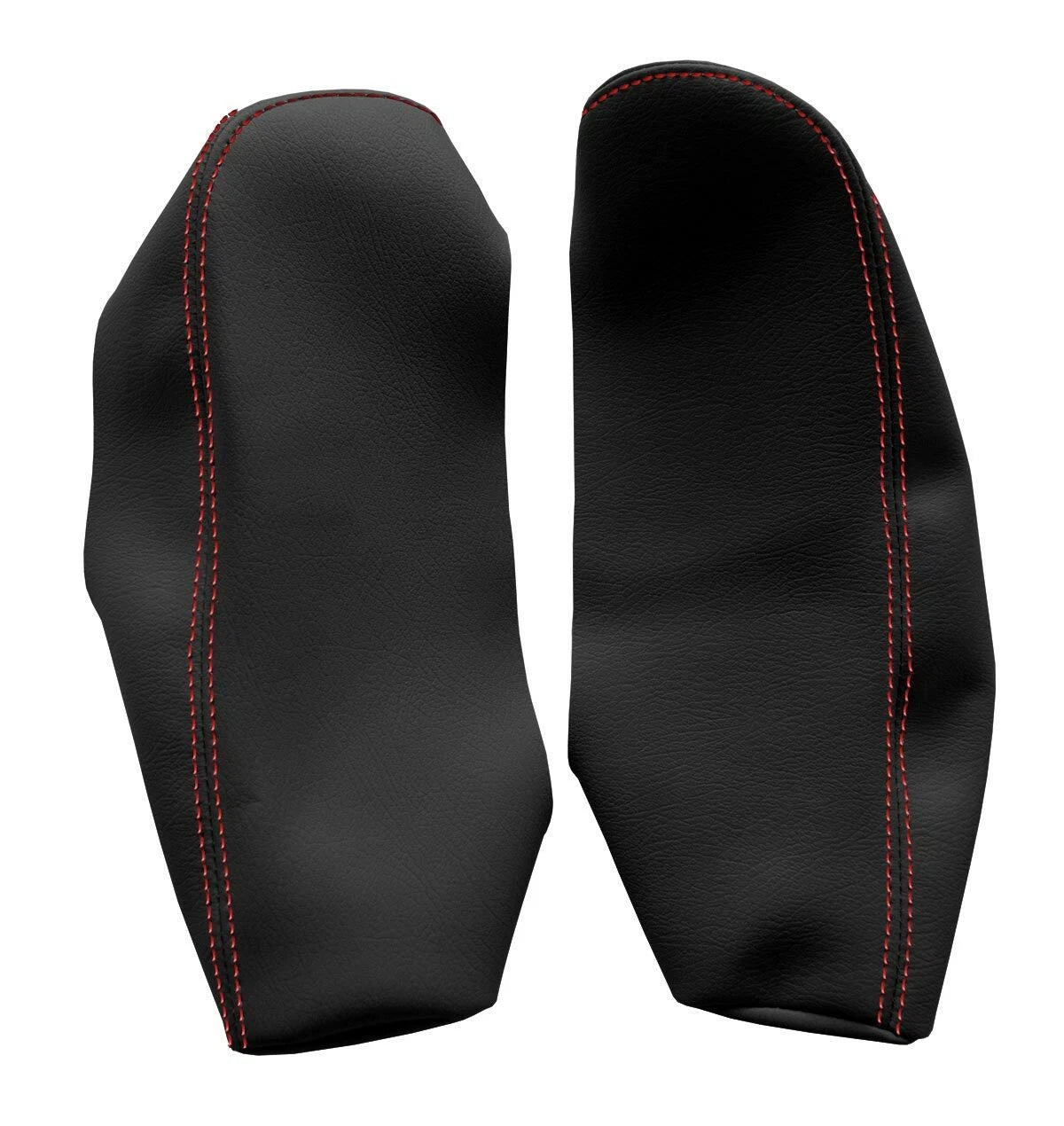 Armrest Door Panel Cover for Lincoln Town Car (1998–2002) Red Stitch