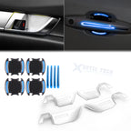 Chrome Matte Blue Door Handle Bowl Trim for Honda Accord (2018–2022)