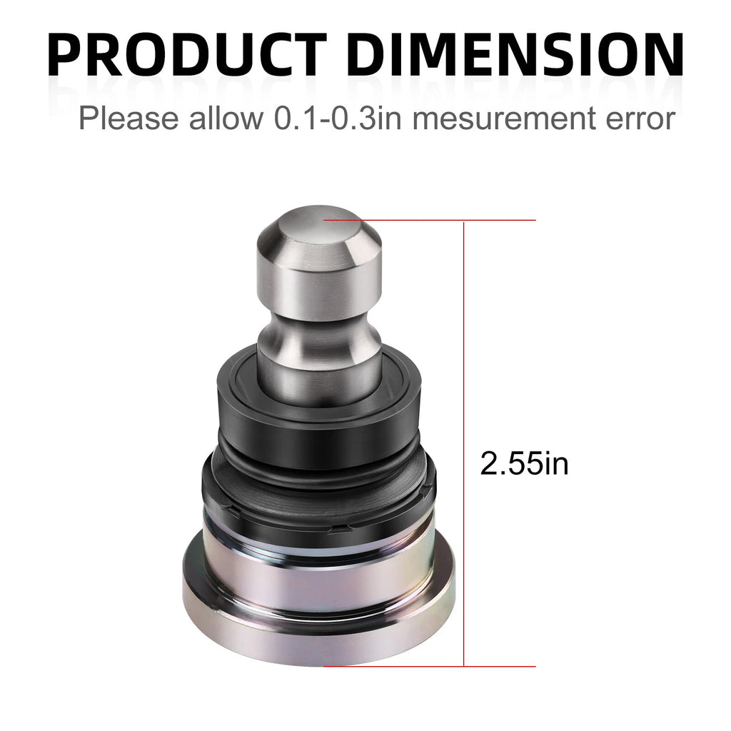 4X Upper Lower Front Ball Joint for Polaris RZR XP 1000 / XP 4 1000 (2014–2022)