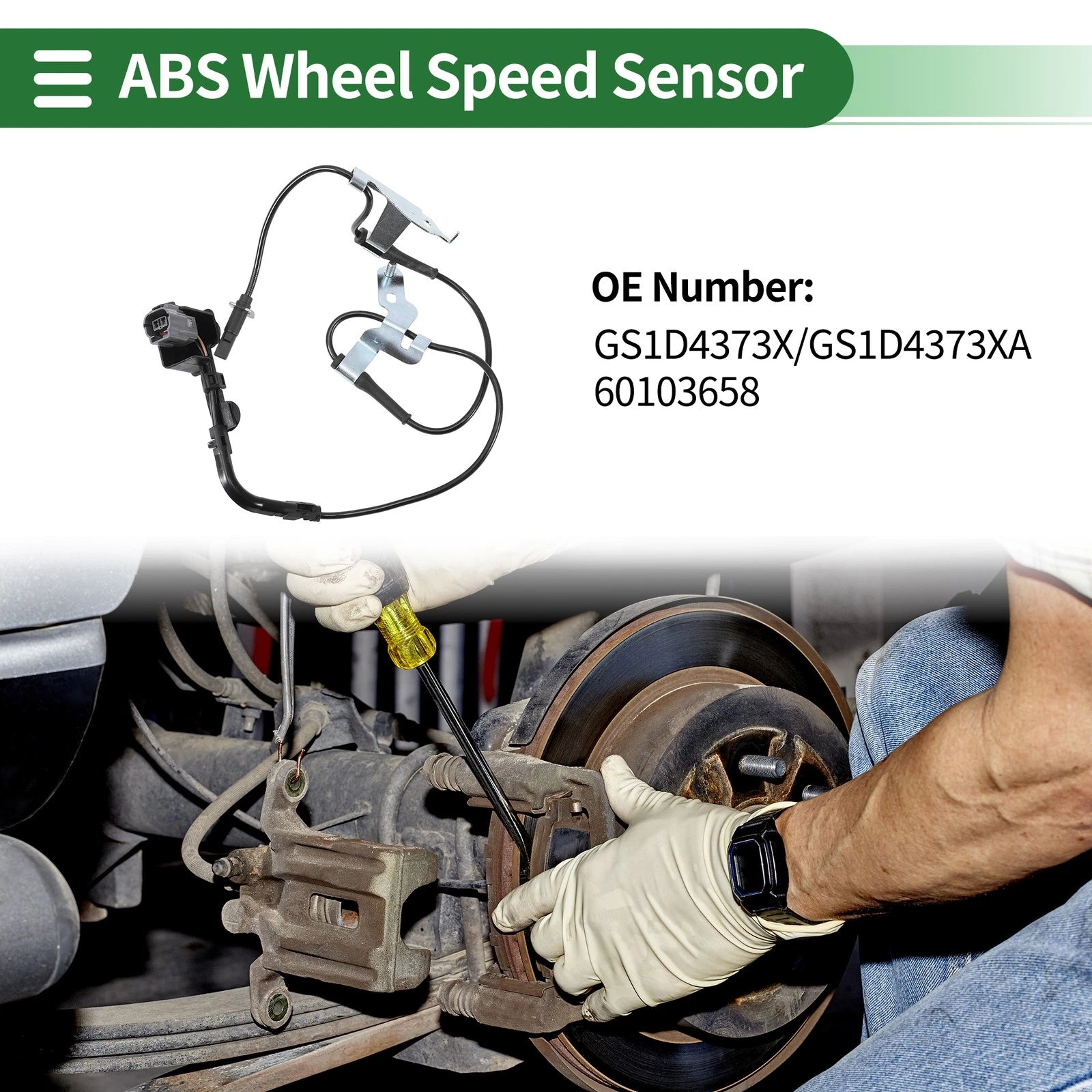 ABS Wheel Speed Sensor GS1D4373X/GS1D4373XA for Mazda6 (2007–2013)