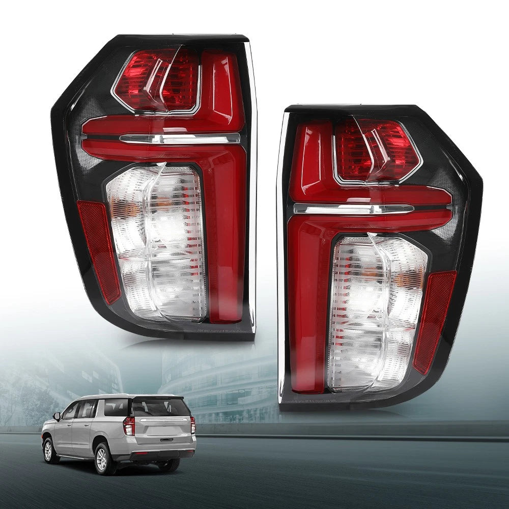 LED Tail Lights for Chevy Suburban Tahoe (2021–2023) Left/Right Pair