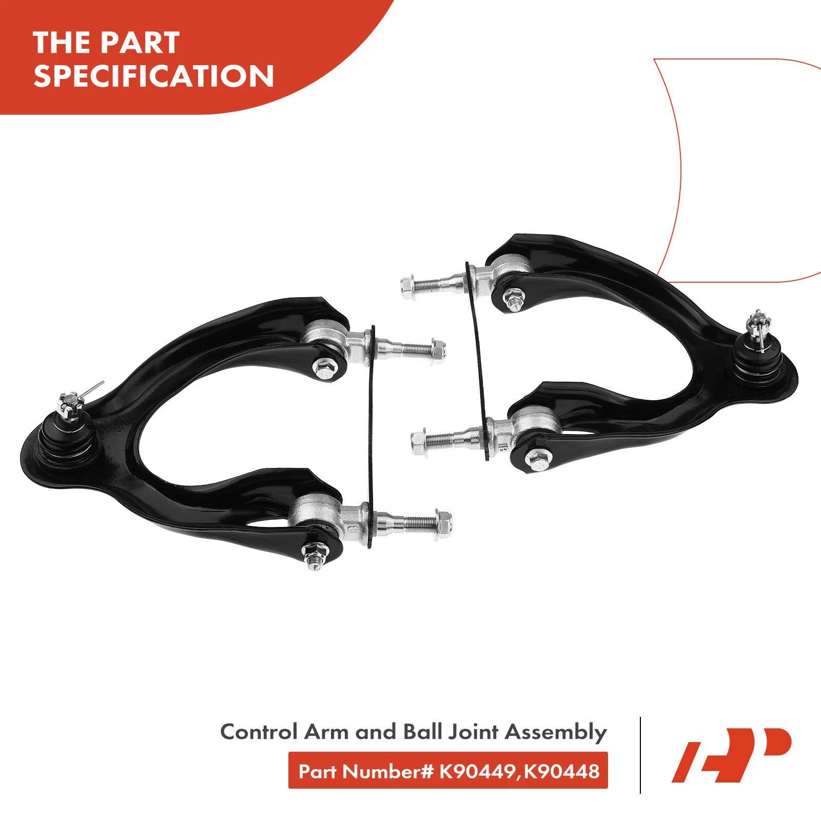 6X Front Upper Control Arms with Ball Joints for Honda Civic Acura