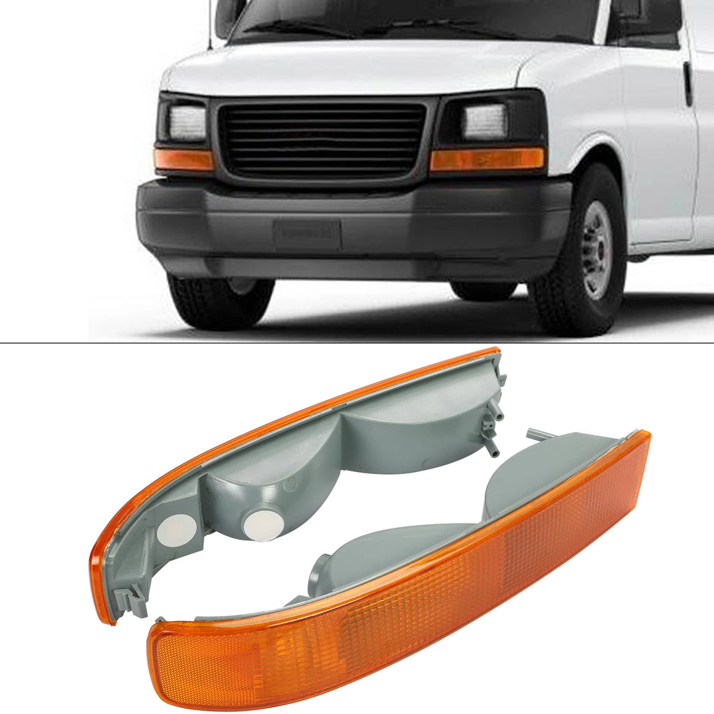 Pair Corner Light Turn Signal Lamp for Chevy Express/GMC (2003-2025)