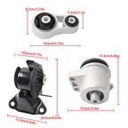 Set of 3 Engine Motor & Transmission Mounts for Mazda CX-7 (2007-2012)