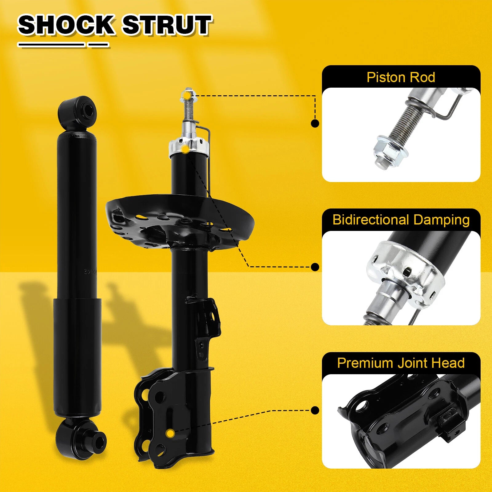 Set of 4 Shocks Struts for Kia Soul (2010–2013)