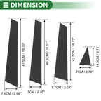 8 Pcs Door Pillar Window Trim for Nissan Murano (2009–2015) Carbon Fiber