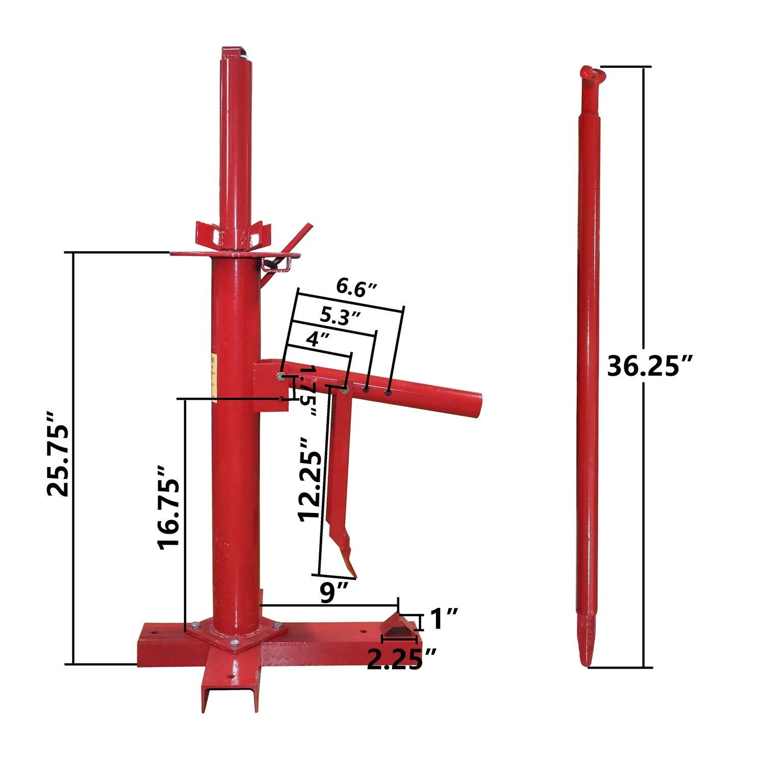 Manual Portable Tire Changer Bead Breaker Tool for Home Shop Auto