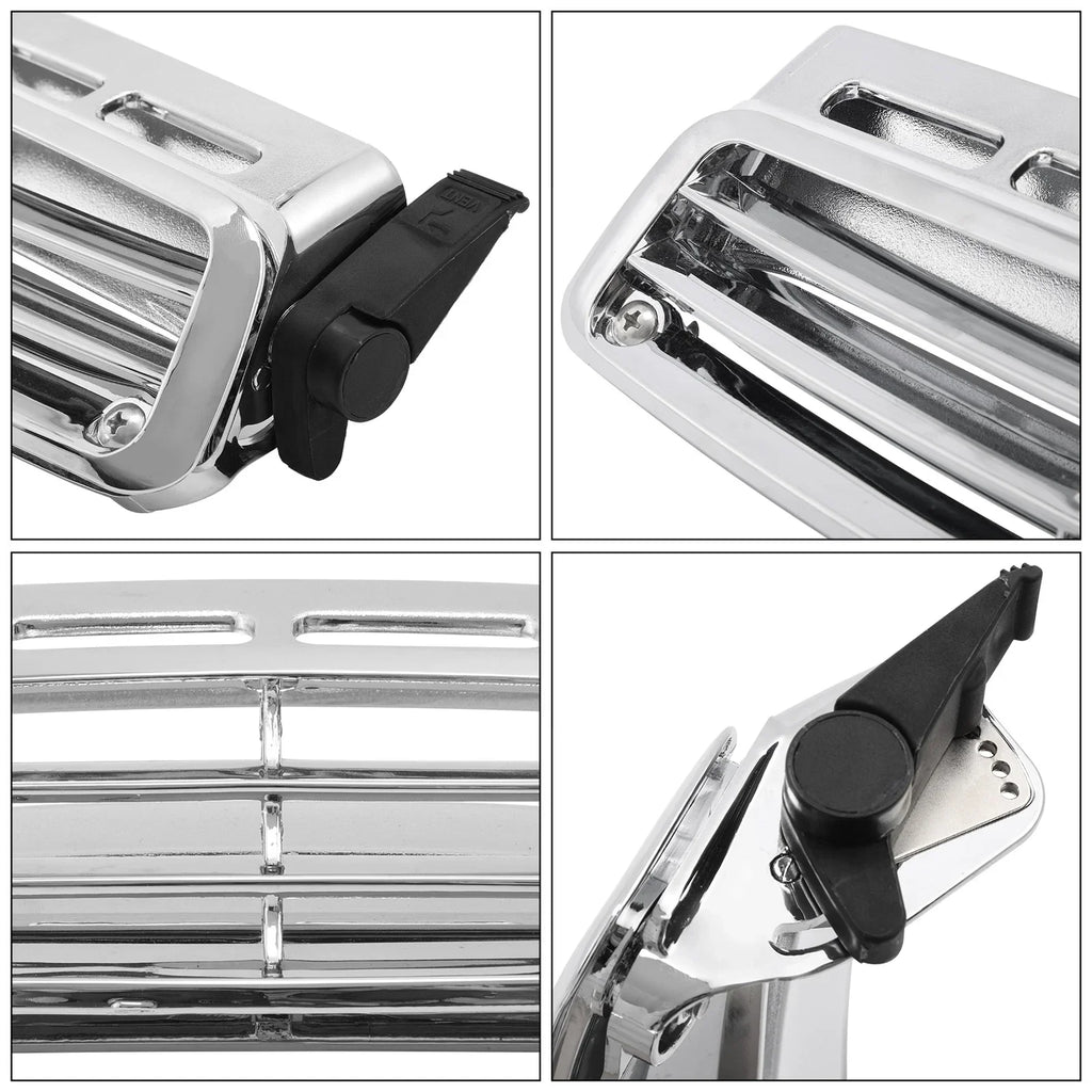 Chrome Windshield Air Vent for Honda Goldwing 1800 GL1800 (2001-2017)