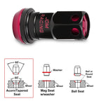 20Pc M12X1.5 Pink JDM Closed End Lug Nuts + Spline Locks + Key + Extension