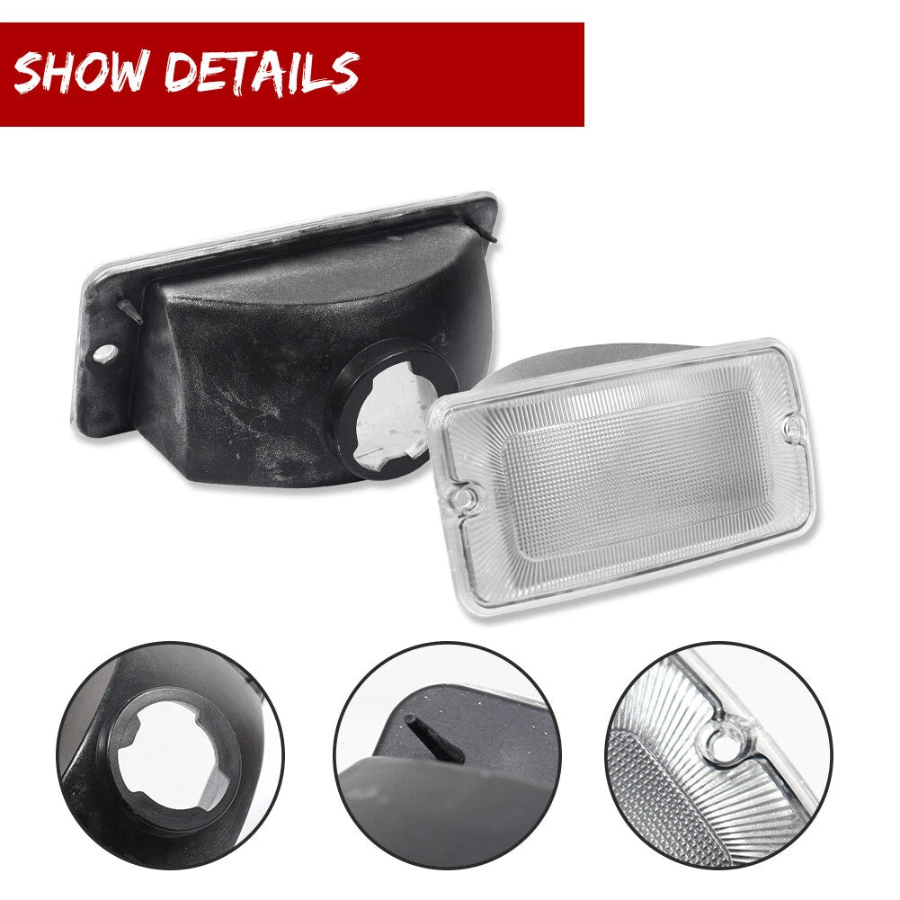 Clear Front Turn Signal Lights for Jeep Wrangler TJ (1997–2006)