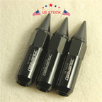Set of 20 Aluminum Spiked Extended Tuner Lug Nuts for Wheels Rims
