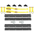 Set of 4 E Track Tie Down Rails for Trailers & Vans