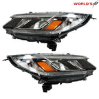 Set of 2 Halogen Headlights with LED DRL for Honda CR-V (2015–2016)