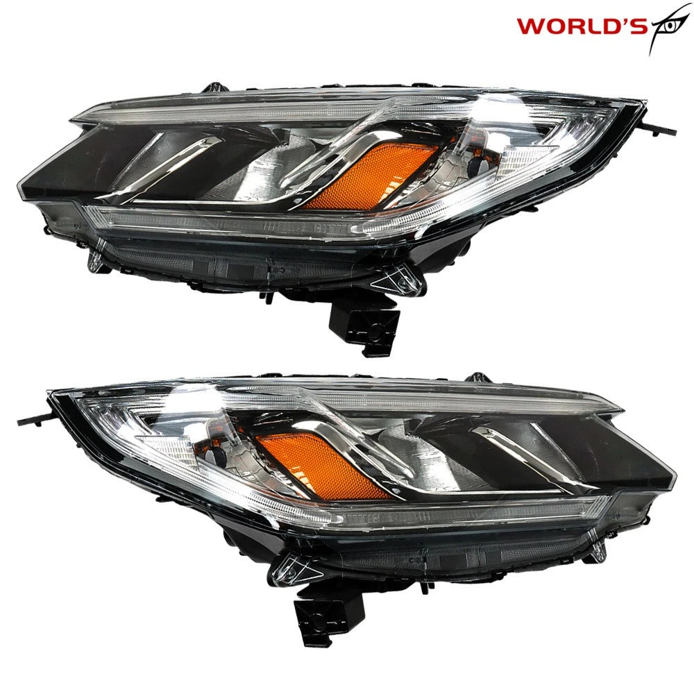 Set of 2 Halogen Headlights with LED DRL for Honda CR-V (2015–2016)