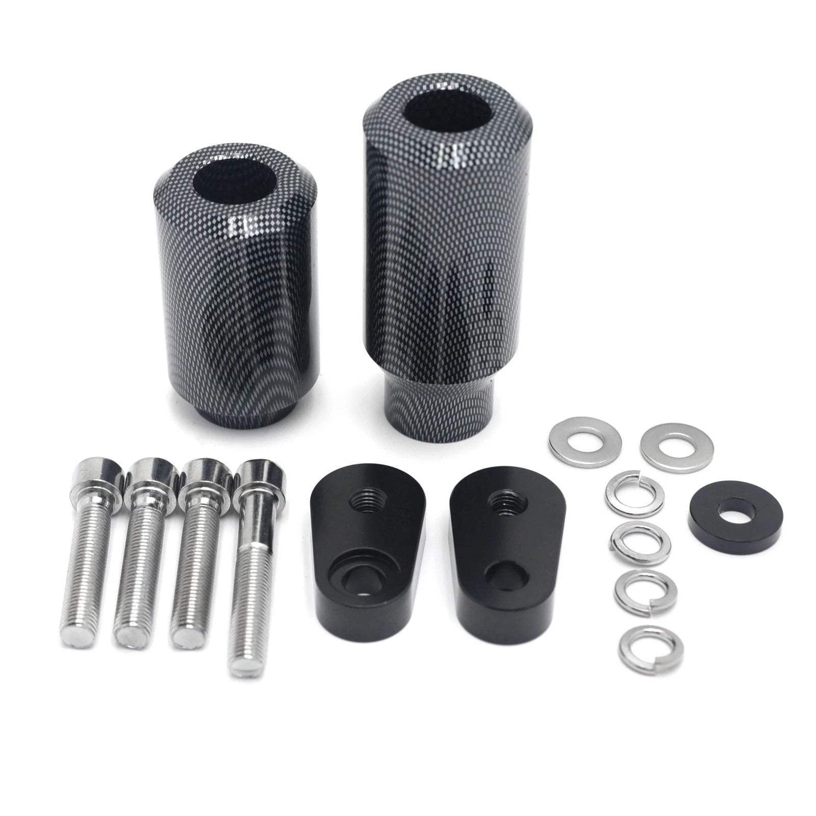 No Cut Carbon Frame Slider Crash Protector for Yamaha FZ-6R (2009–2016)