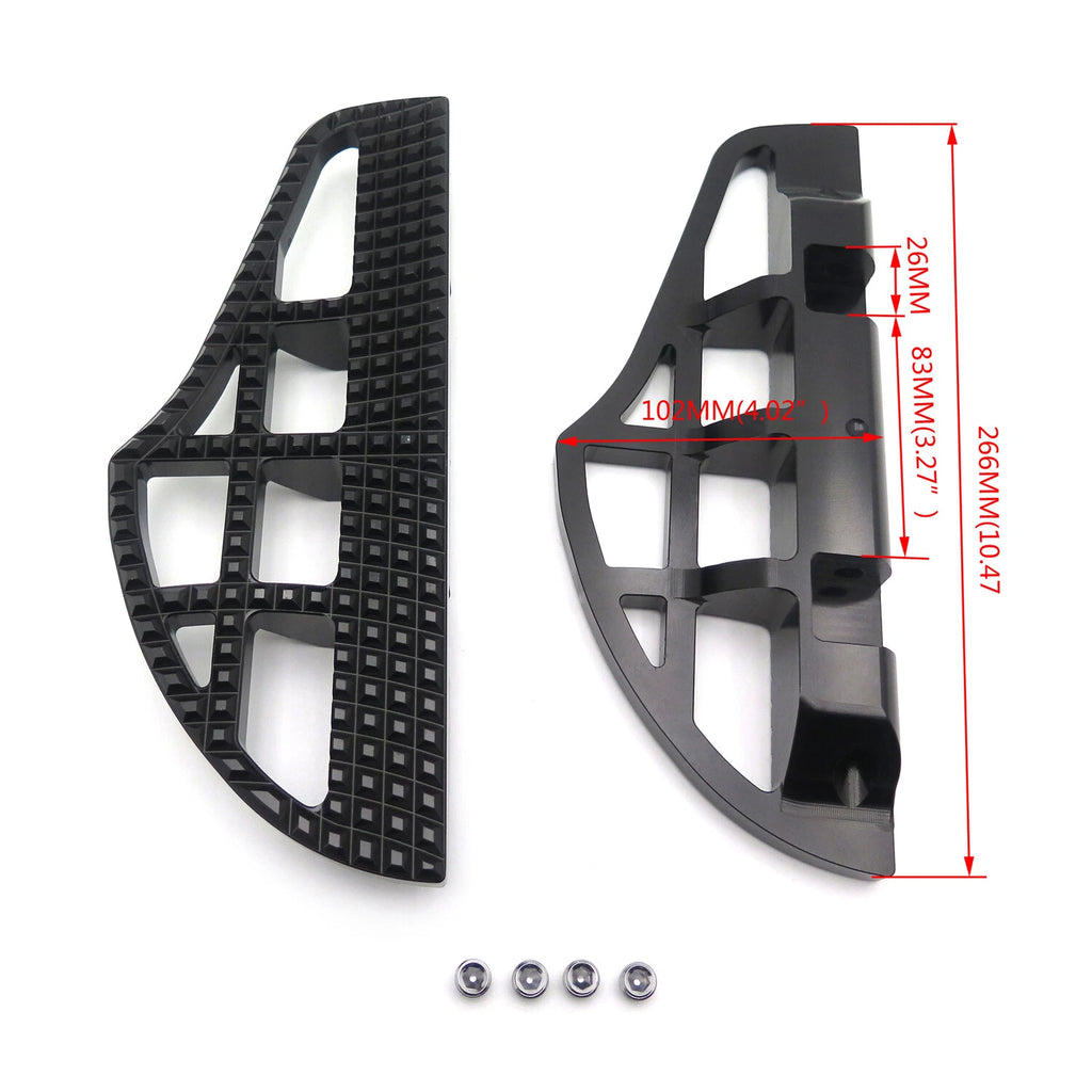 Shark Fin Dominator Passenger Footboard for Harley Dyna Fat Boy Low (2006–2017)