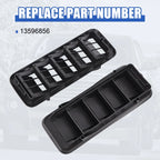 2X Back Panel Cab Air Vent Relief Grille for Chevrolet Silverado Sierra (1999–2022)