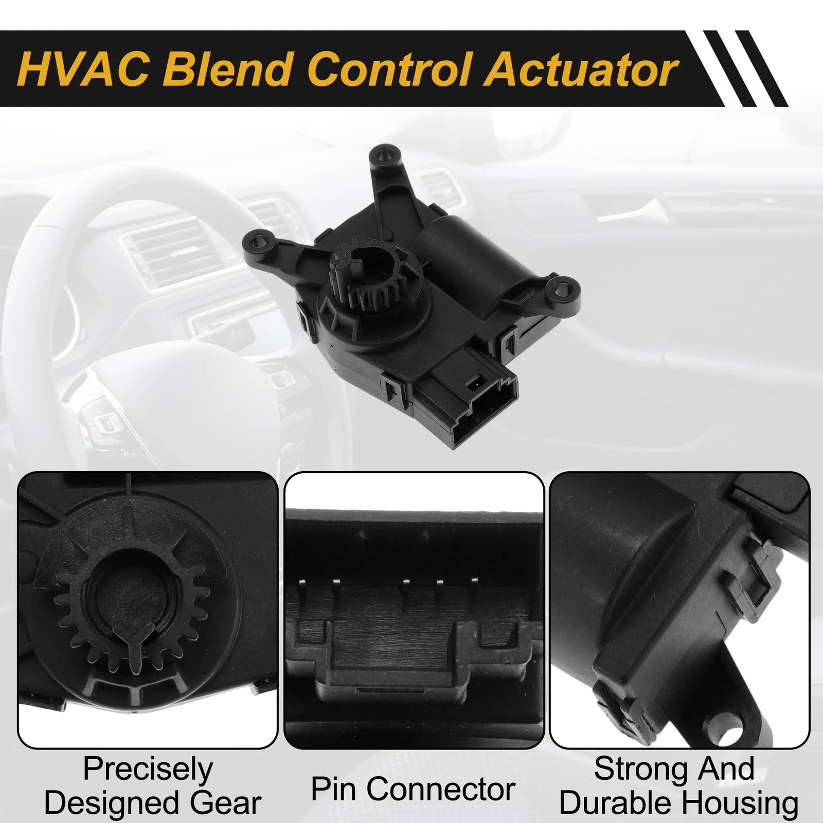 HVAC Heater Blend Door Actuator for Audi A3 (2013–2018) No. 5Q0898511B