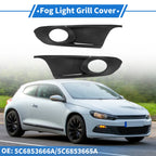 1 Pair Front Fog Light Grill for Volkswagen Jetta (2006–2010) No. 5C6853666A/5C6853665A