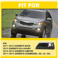 Chrome Interior Door Handle Left Side for Kia Sorento (2011–2015)