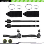 Front Tie Rod End & Rack and Pinion Bellow for Toyota Prius (2004–2009)