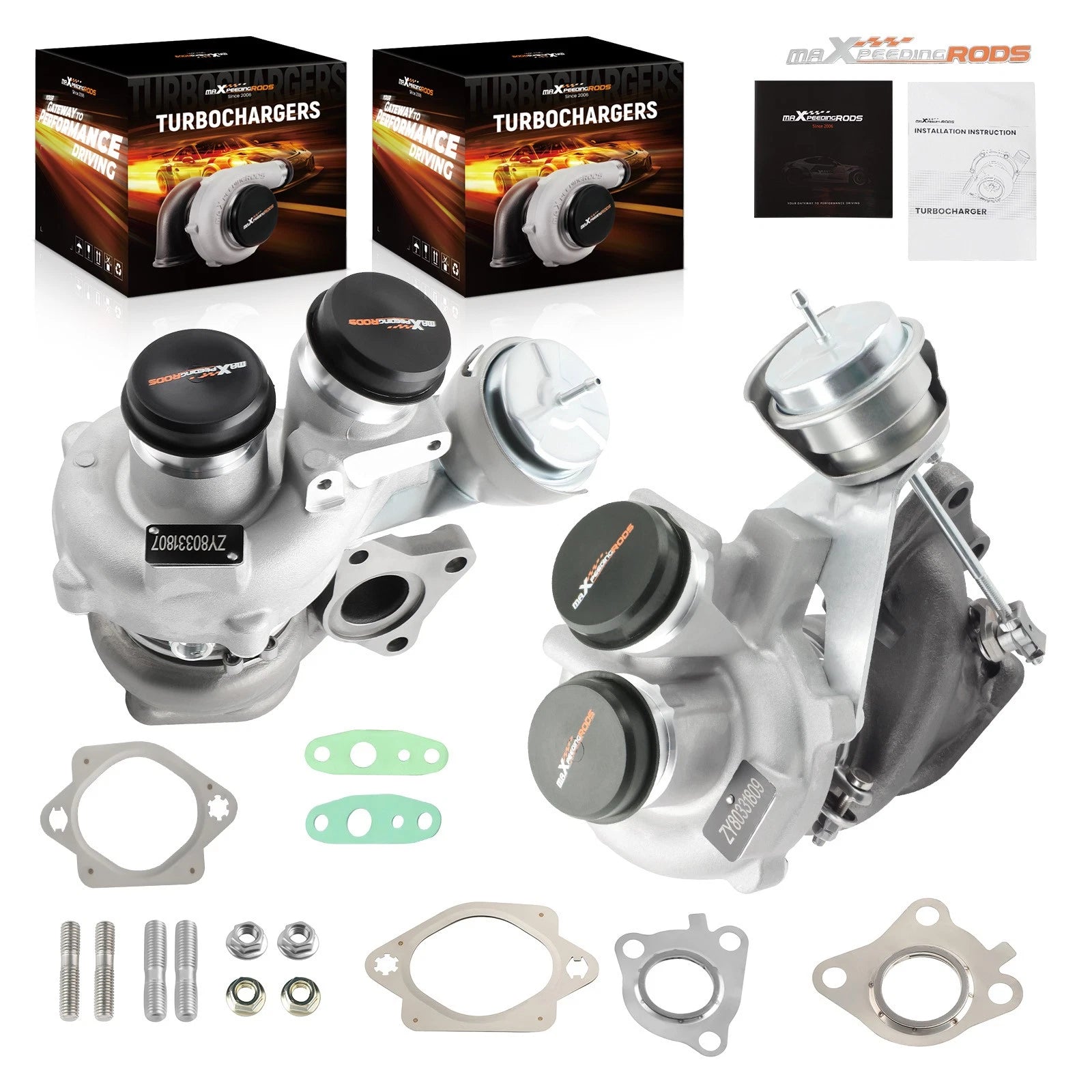 Twin Turbo Charger for Ford F150 Transit 150/250/350 Navigator (2015–2016)
