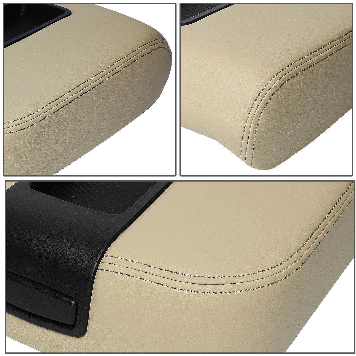 Front Center Console Lid Kit Armrest Cover for Silverado/Sierra (2007–2014)