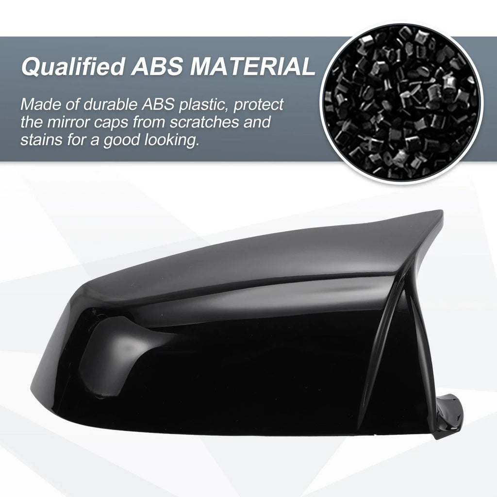 Rearview Mirror Cover Cap Gloss Black for BMW E63 5 Series