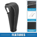Gear Shift Lever Cover for Chevrolet Trax 2015-2021 Black Gray Stitching