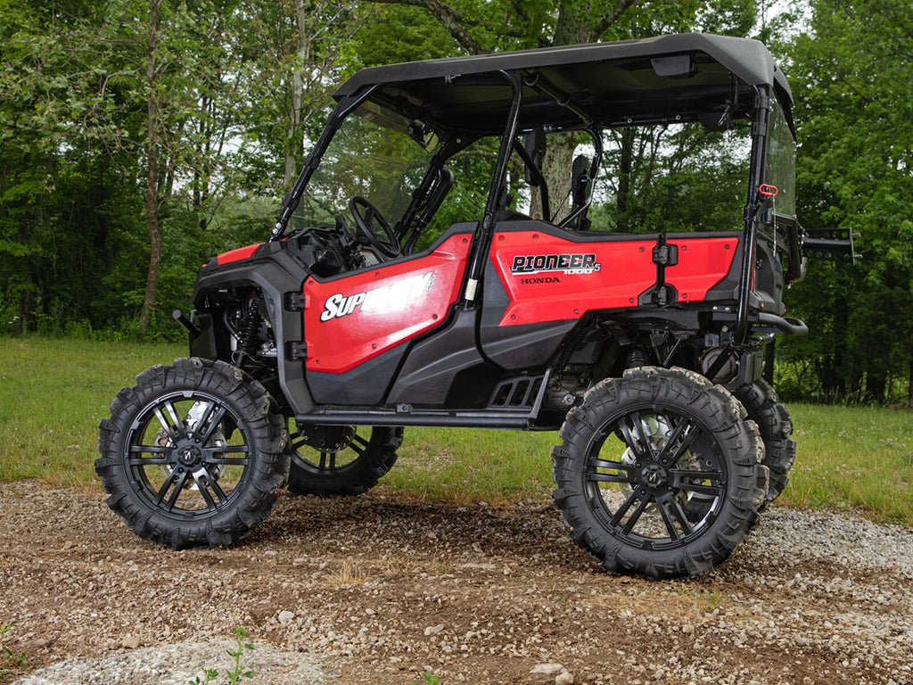 Heavy Duty Nerf Bars for Honda Pioneer 1000-5 (2016–2023) - Wrinkle Black