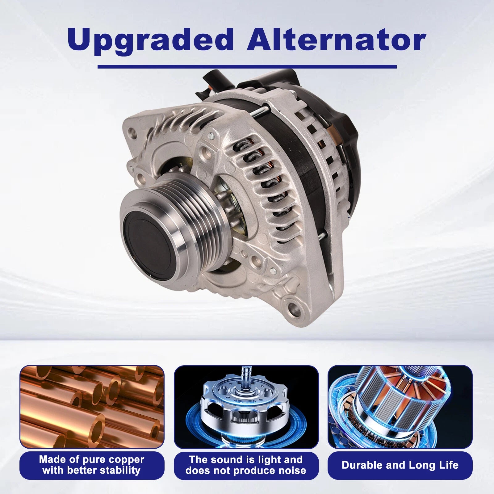 Alternator 130A for Honda Odyssey, Pilot, Ridgeline (2011-2015)