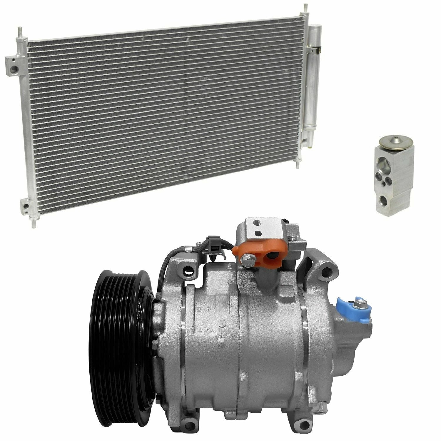 AC Compressor Kit With Condenser for Honda Crosstour 2012–2016