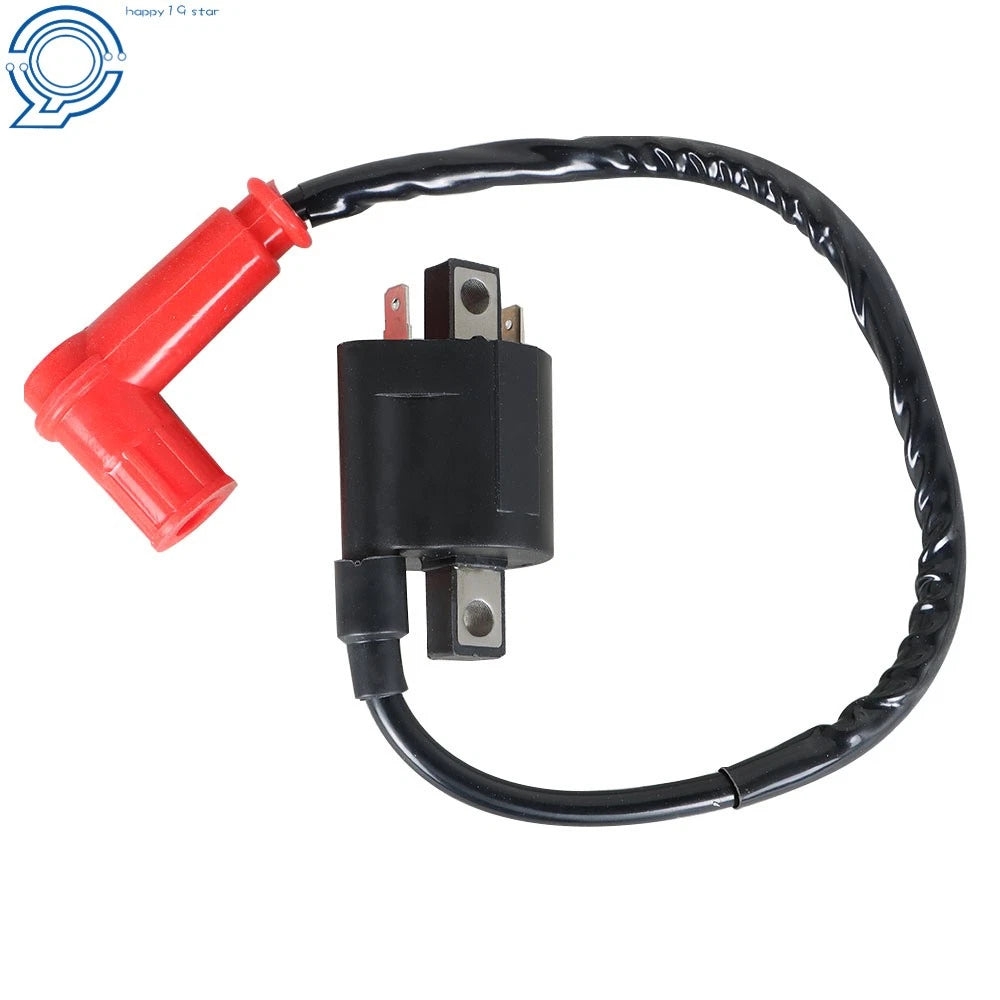 Ignition Coil & Spark Plug for Yamaha Gas Golf Cart G9 (1990-1995)