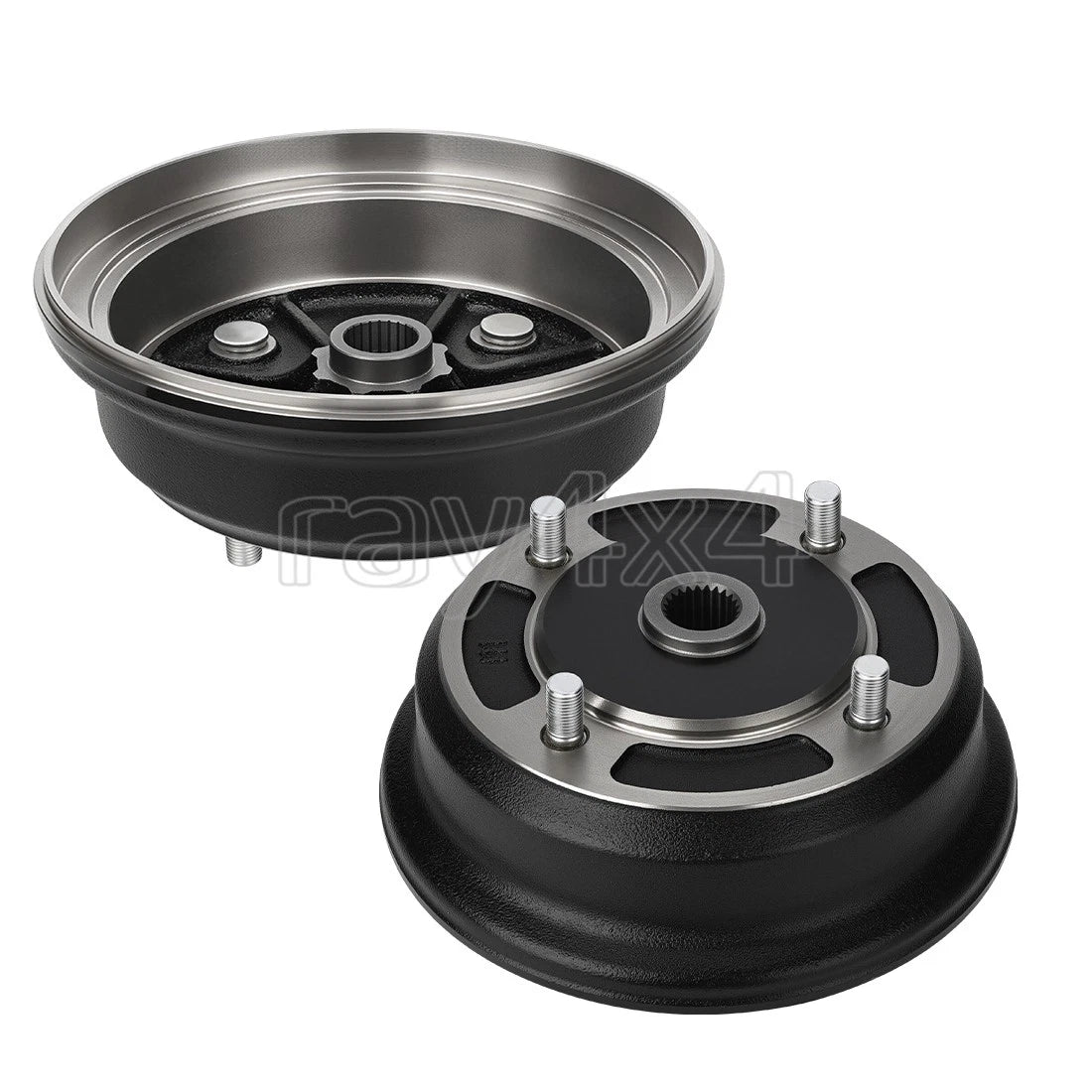 2X Front Left Right Brake Drum Hub for Kawasaki Mule 3000 3010 4000 4010 (2001-Up)