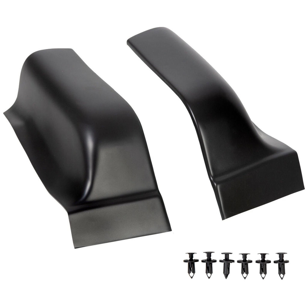 Set of 2 Black Cab Corner Covers for Ford F150 Crew Cab (2004–2008)