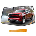 Driver Side Mirror Glass with Blind Spot Lens for GMC Sierra, Chevy Silverado (2019–2024)