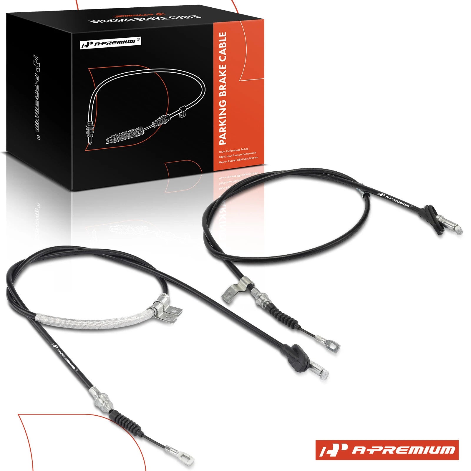 2Pcs Rear Parking Brake Cable for Honda Accord (2003–2007)