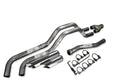 Dual Exhaust Y Pipe for Nissan Titan (2004–2006) 2.5" Side Exit Slash Tip