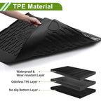 Rear Trunk Mat for Ford Bronco 4-Door (2021–2024) TPE Cargo Liner