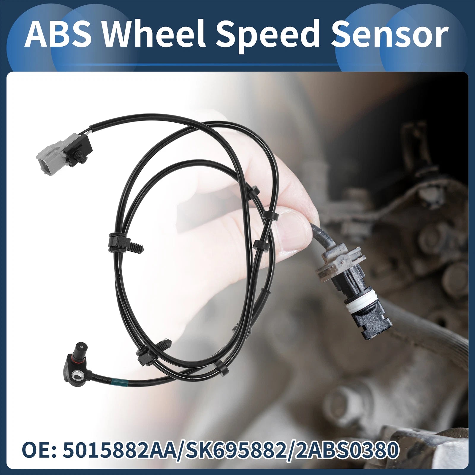 ABS Wheel Speed Sensor No. 5015882AA for Dodge Ram 2500 