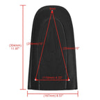 Black PU Leather Rear Fender Bib Solo Seat for Harley Road Glide FLTRX (2008-2023)