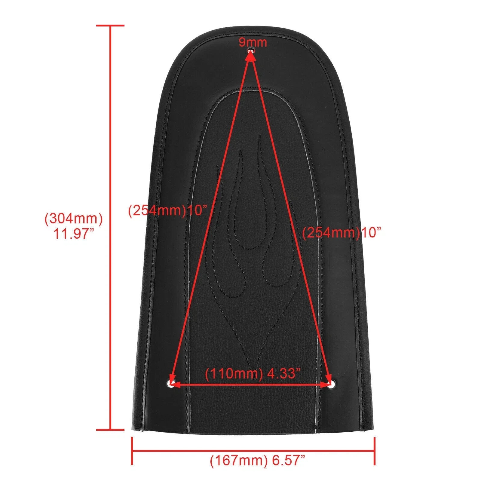 Black PU Leather Rear Fender Bib Solo Seat for Harley Road Glide FLTRX (2008-2023)