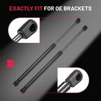 Gas Struts Set for Universal RV Truck Bed Cover (20in, 20Lbs) (2019–2024)
