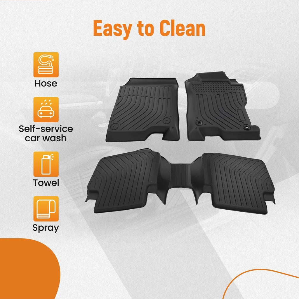 Set of 4 Anti-Slip Carpet Floor Mats for Honda Accord Sedan (2008–2012)